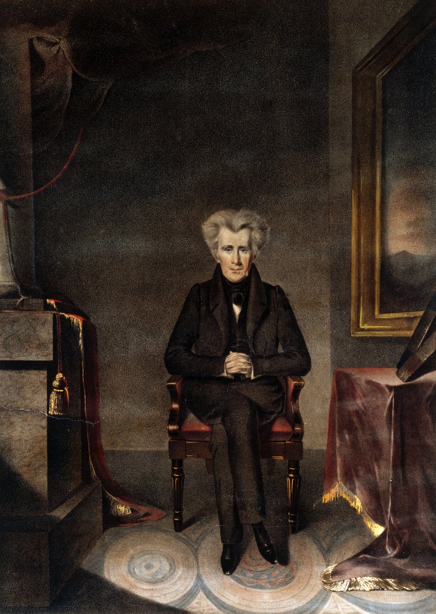 Andrew Jackson, wyd. ok.1835 autorstwa William James Hubard