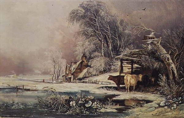 Dzień obniżenia w zimie autorstwa William James Muller