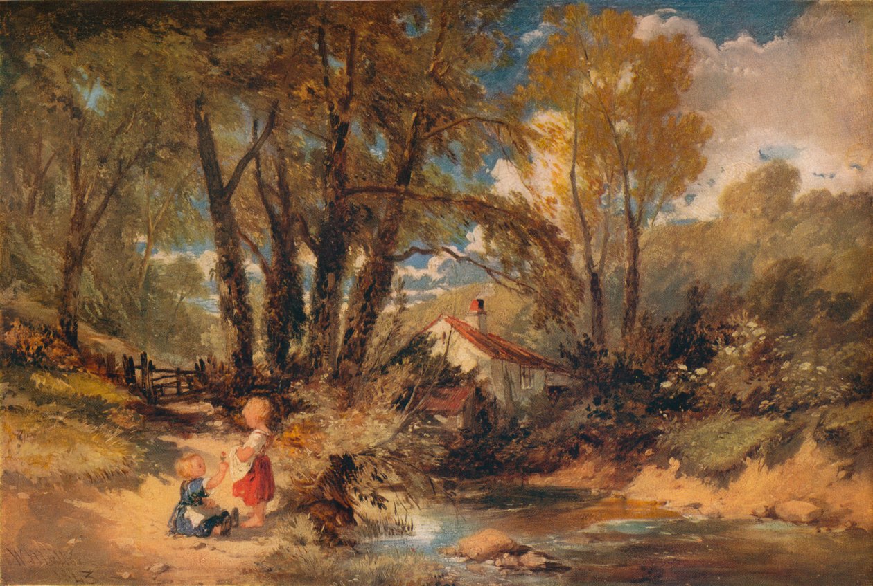 Strumień walijski, 1843 autorstwa William James Muller