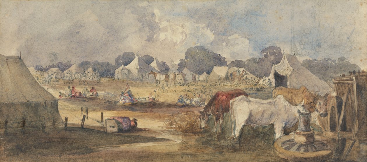 Wschodnie obozowisko autorstwa William James Muller