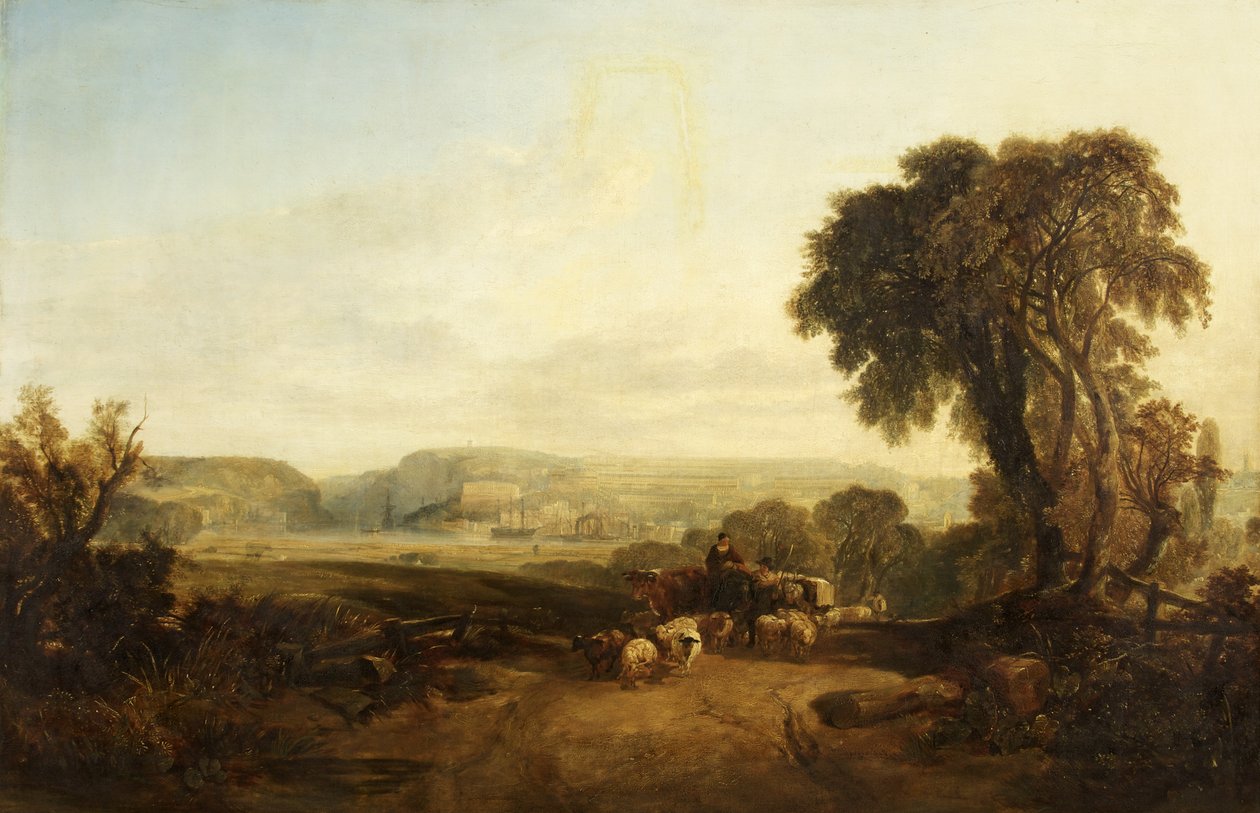 Clifton z Ashton Meadows, prawdopodobnie 1833 (olej na płótnie) autorstwa William James Muller