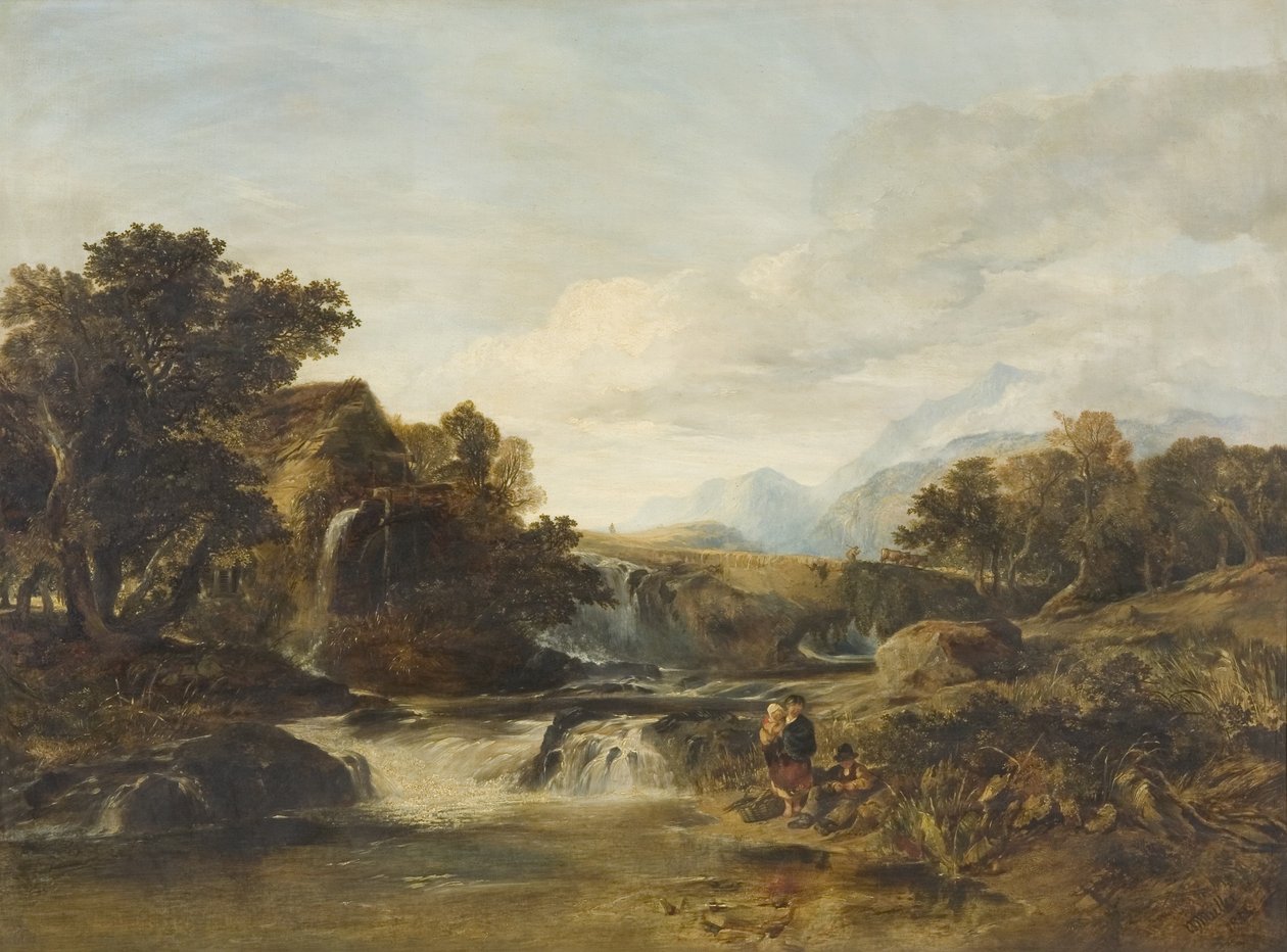 Pandy Mill, Północna Walia autorstwa William James Muller