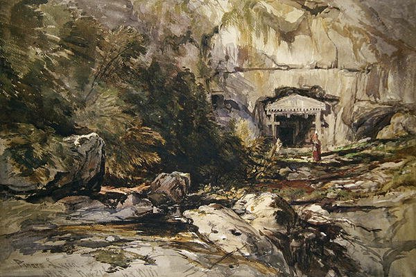 „Grób królewski” w Pinara, Lycia autorstwa William James Muller