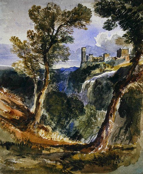 Tivoli (akwarela na papierze) autorstwa William James Muller