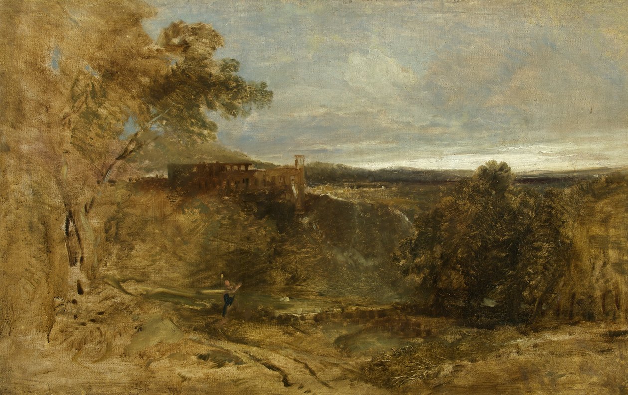 Tivoli - Szkic, c.1835 (olej na płótnie) autorstwa William James Muller