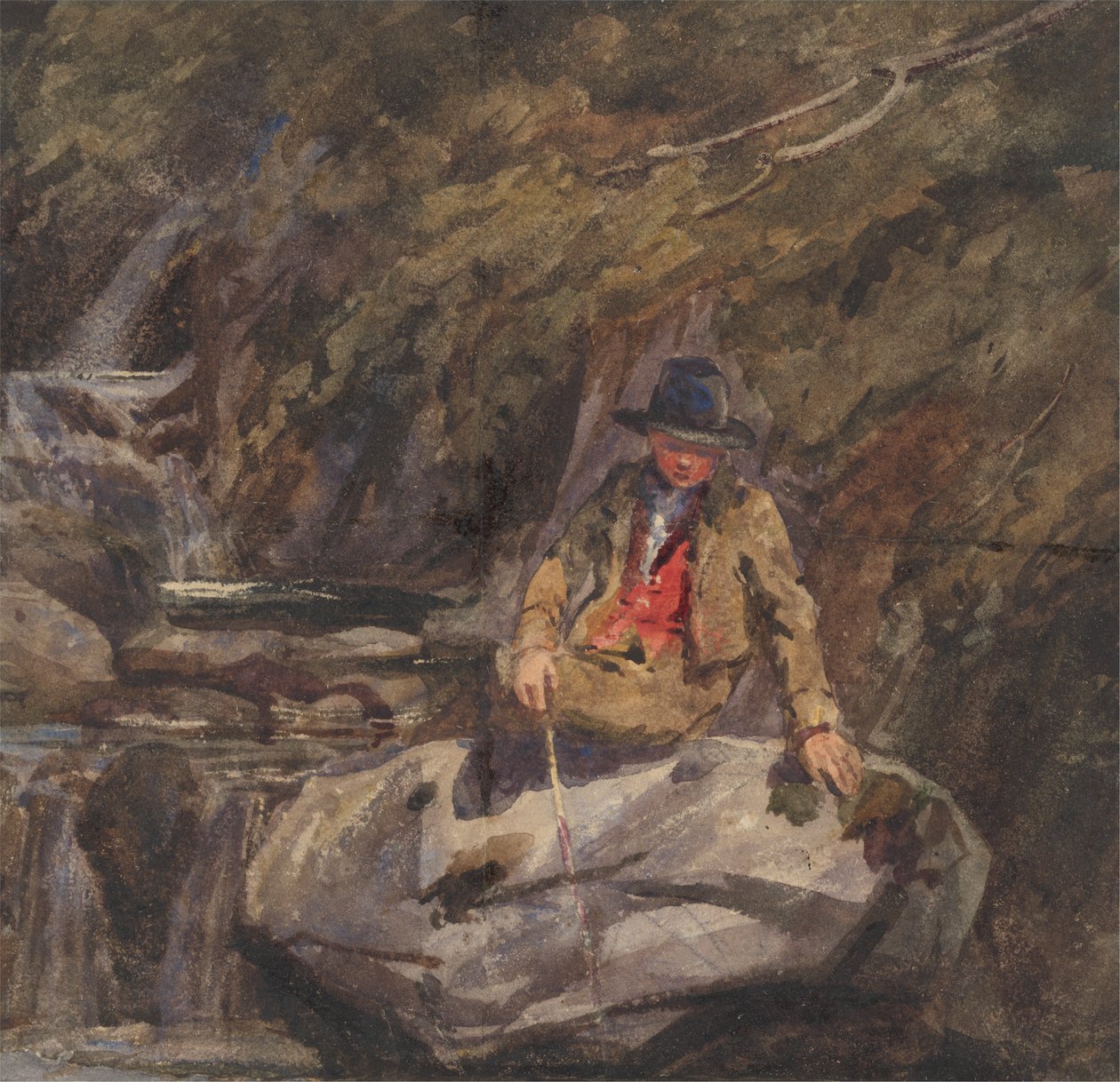 Młody rybak autorstwa William James Muller