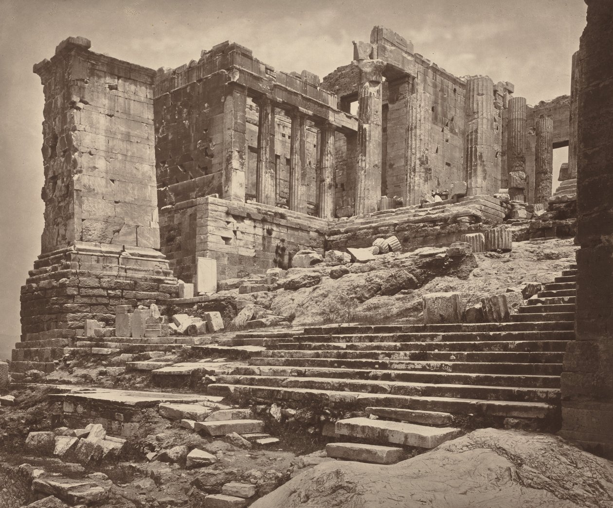 Propyleje z południowego zachodu autorstwa William James Stillman