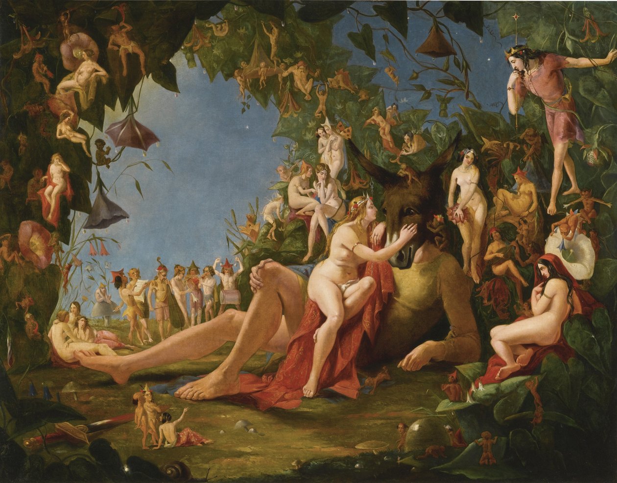 Sen nocy letniej, ok. godz. 1846 autorstwa William John Montaigne