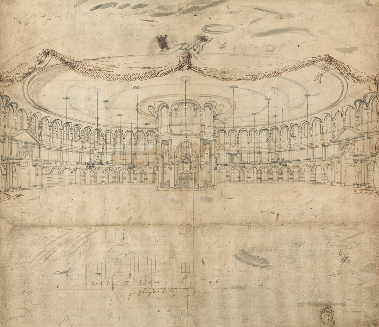Projekt Rotundy, Ranelagh Gardens autorstwa William John Newton