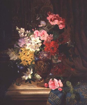 Martwa natura kwiatów autorstwa William John Wainwright