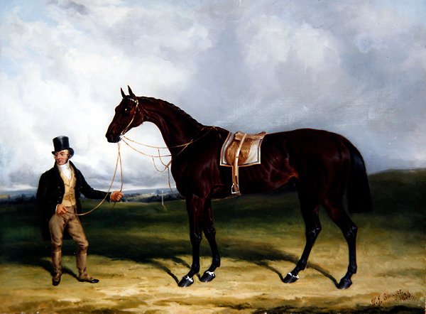 Bay Middleton, zwycięzca Derby autorstwa William Joseph Shayer