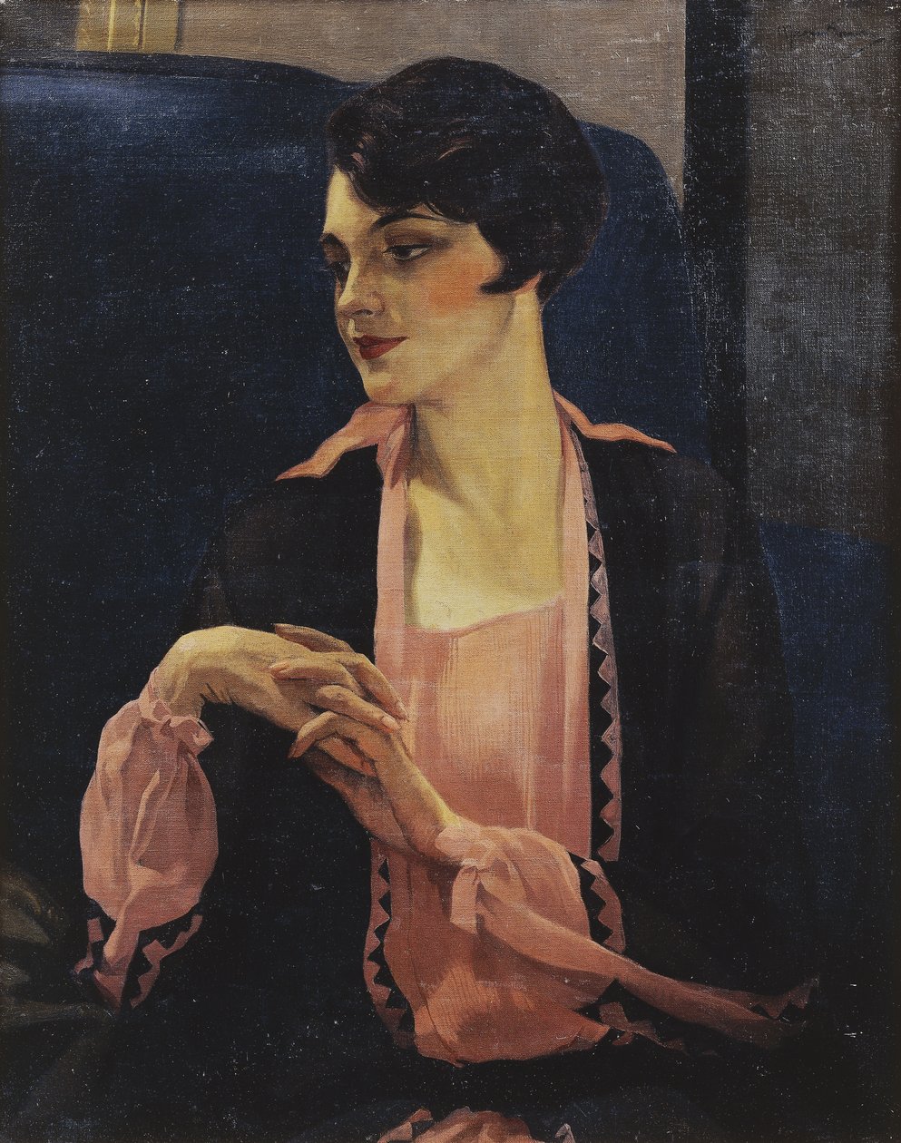 Portret kobiety, połowa długości, 1905 autorstwa William Kay Blacklock