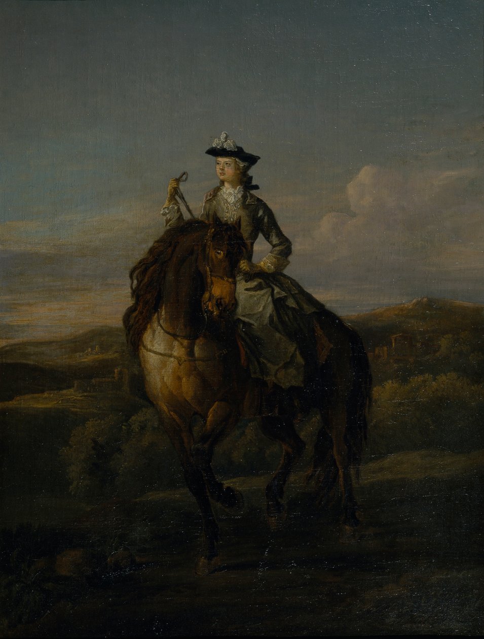 Portret konny Charlotte Boyle, markizy Hartington autorstwa William Kent