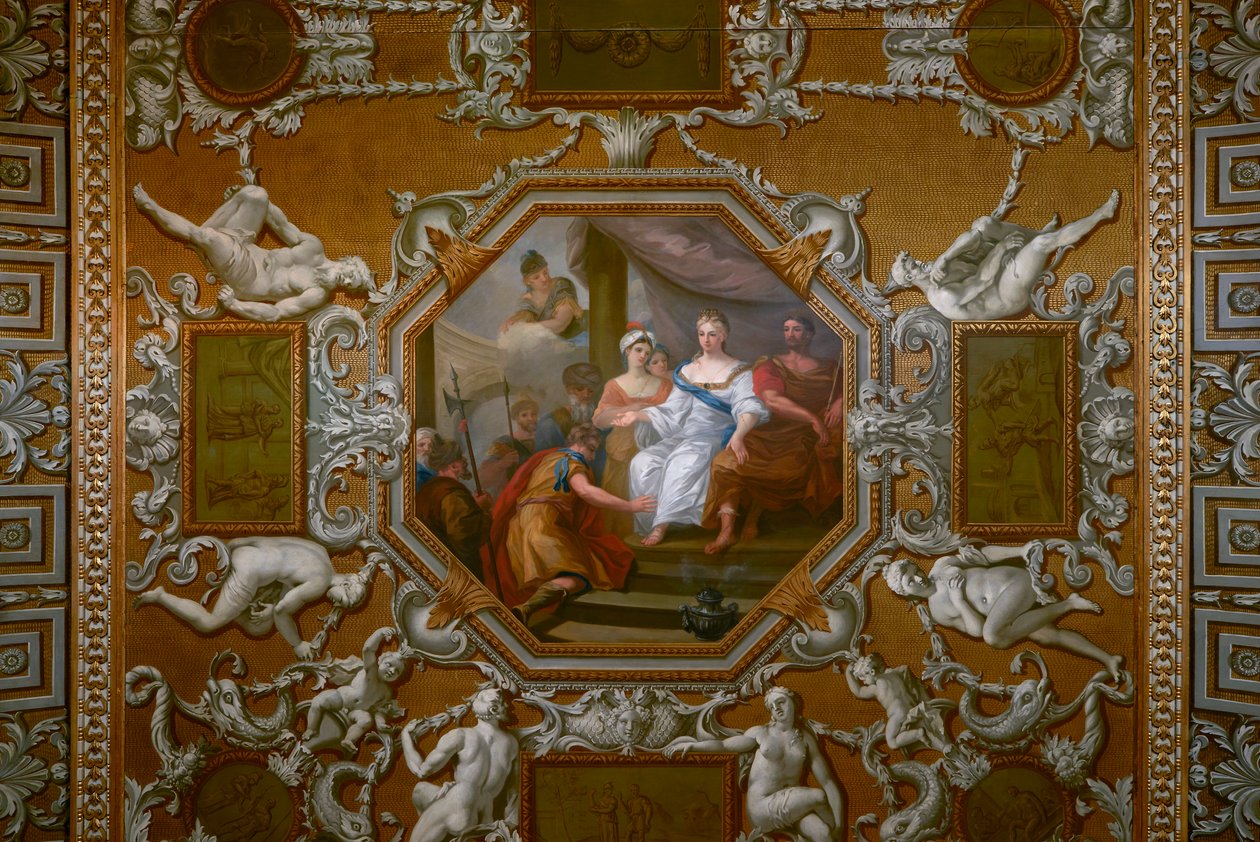 Sufit Galerii Królewskiej autorstwa William Kent
