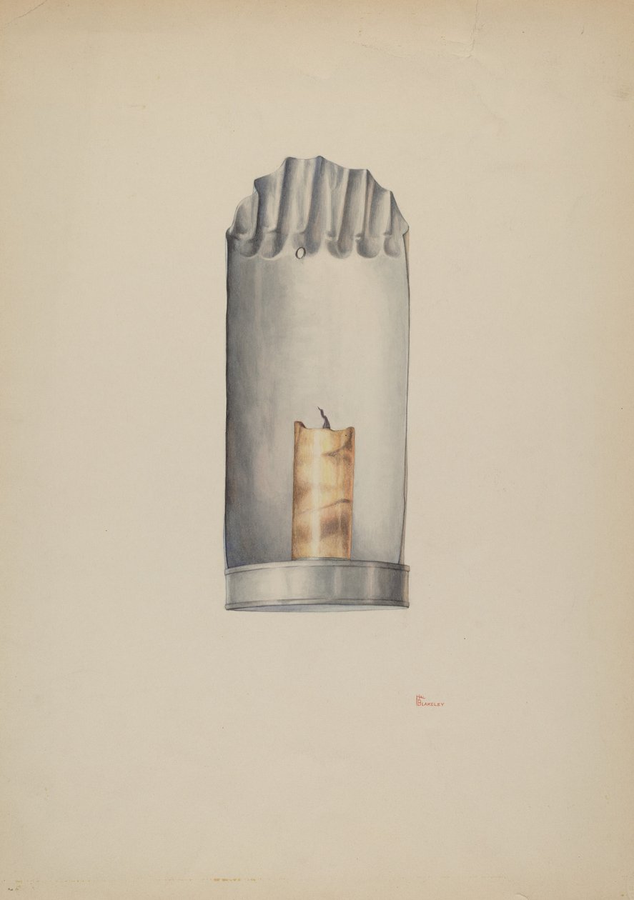 Świecznik, ok. 1940. autorstwa William Kieckhofel
