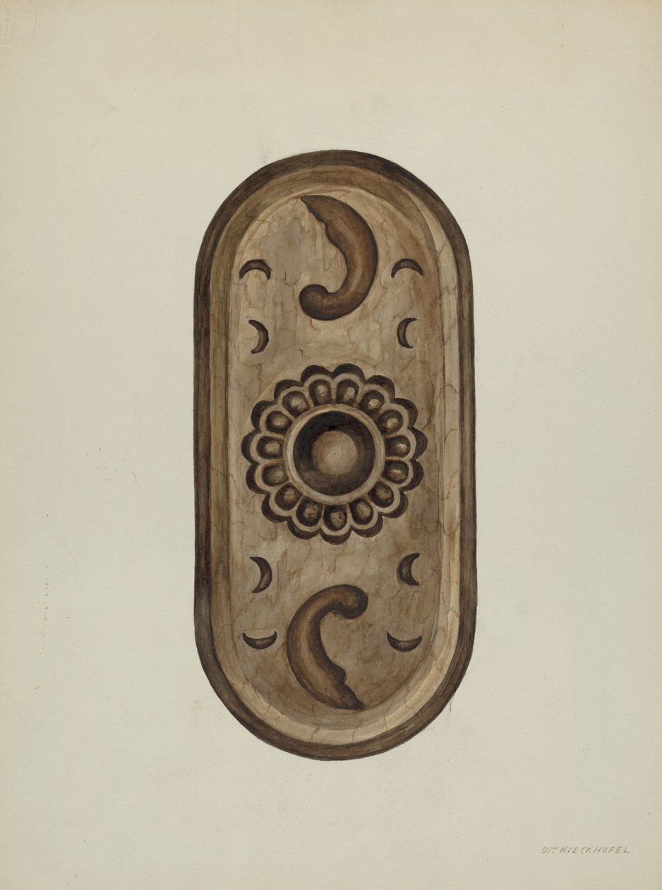 Szczegół, Strona konfesjonału, 1937. autorstwa William Kieckhofel
