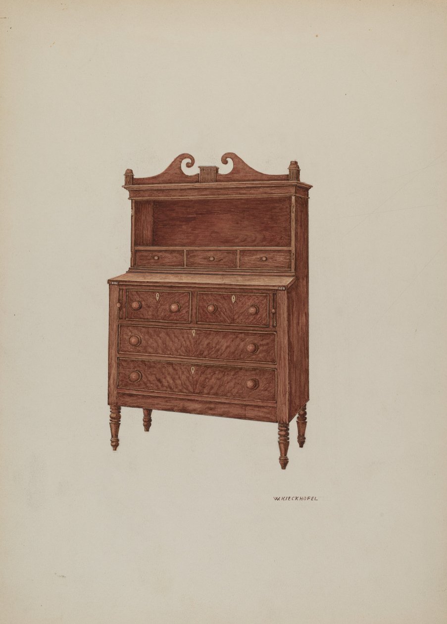 Gabinet sekretarza, 1935-1942. autorstwa William Kieckhofel