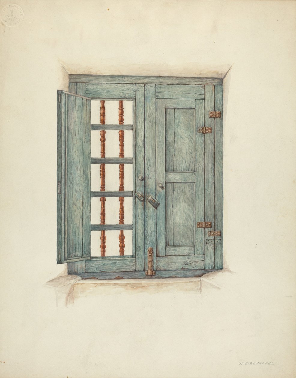 Okiennice i Detale, c. 1939. autorstwa William Kieckhofel