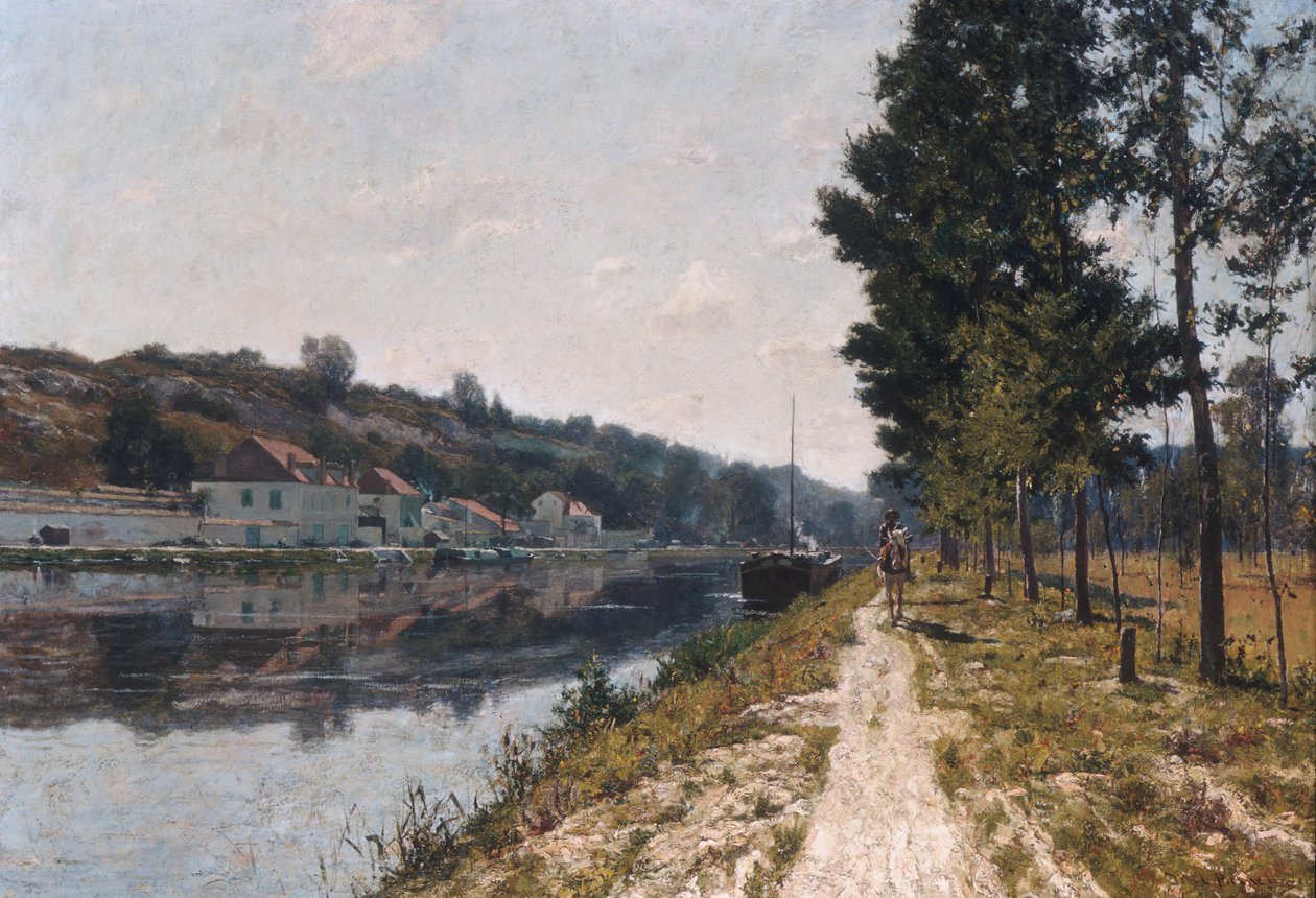 Banki Loing, ca. 1894-97. autorstwa William Lamb Picknell