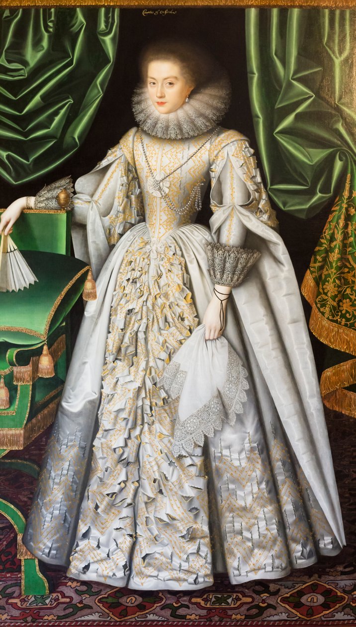 Diana Cecil, hrabina Oksfordu autorstwa William Larkin