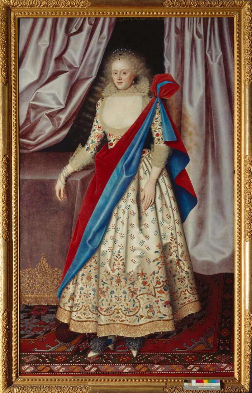 Lady Isabella Rich ok. 1615 r. (olej na płótnie) autorstwa William Larkin