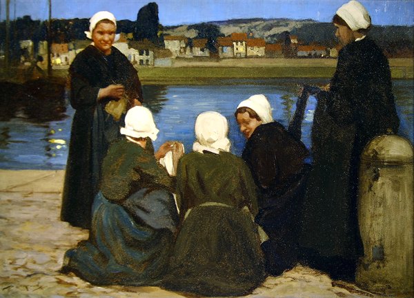 Kobiety bretońskie (olej na płótnie) autorstwa William Lee Hankey