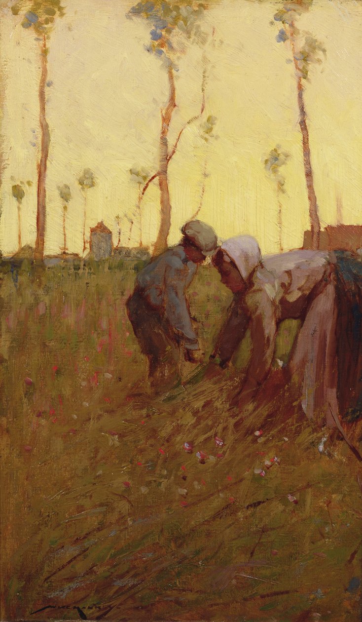 Hay Time (olej na płótnie) autorstwa William Lee Hankey