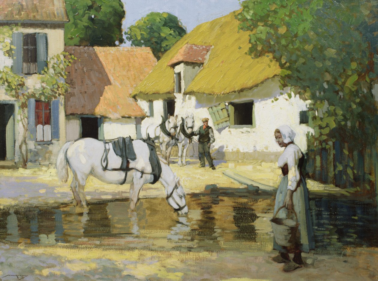 Sąd niższej instancji (olej na płótnie) autorstwa William Lee Hankey