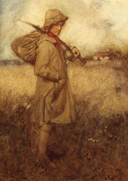 Mężczyzna niosący swój dobytek autorstwa William Lee Hankey