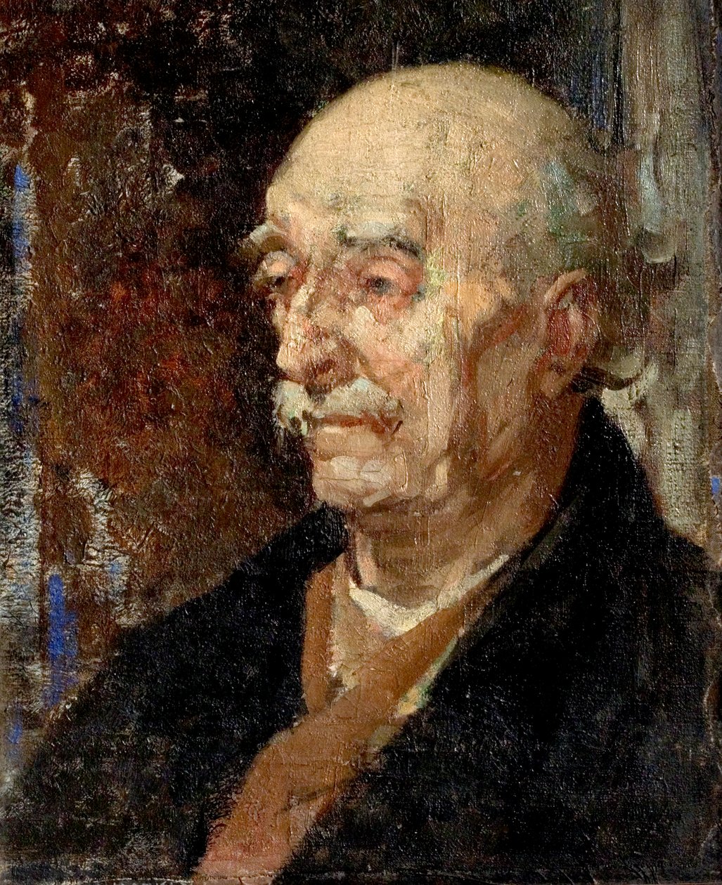 Napoleon Danelle, handlarz antykami (olej na płótnie i desce) autorstwa William Lee Hankey