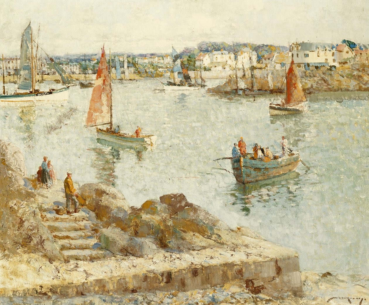 Prom, Concarneau autorstwa William Lee Hankey