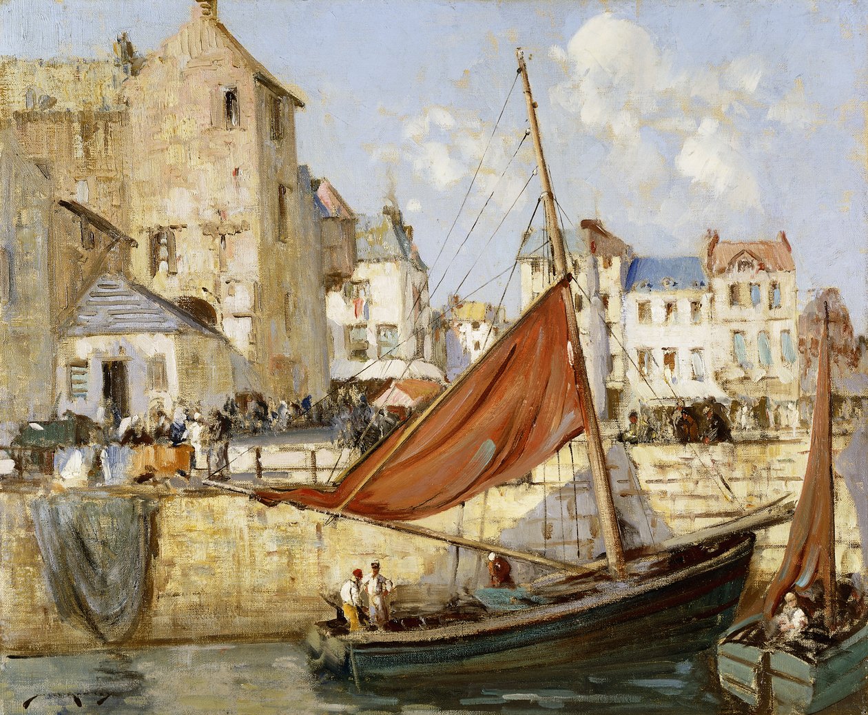 Port, Honfleur autorstwa William Lee Hankey