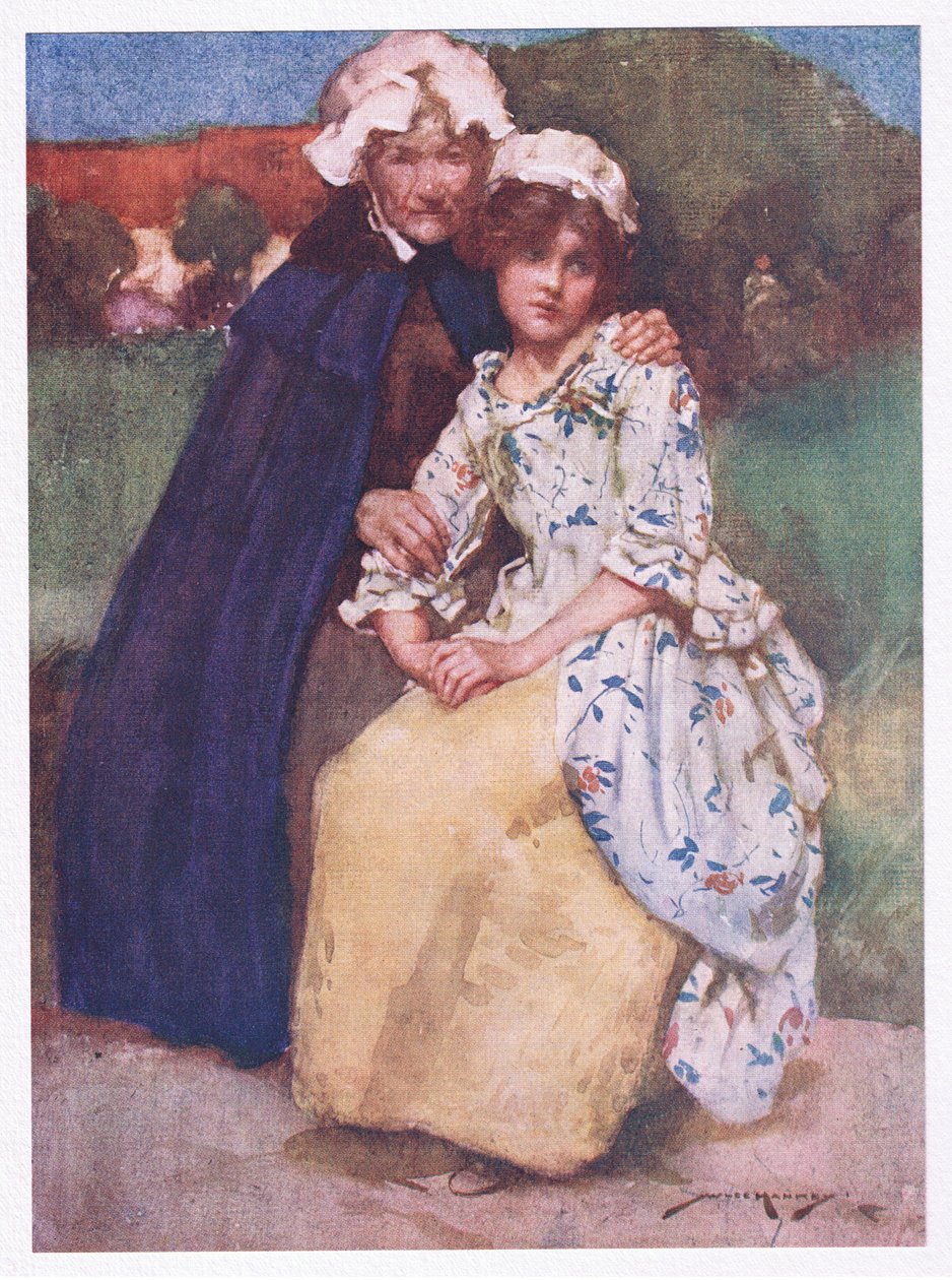 As virgens tímidas olham de soslaio para o amor (color litho) polonês autorstwa William Lee Hankey
