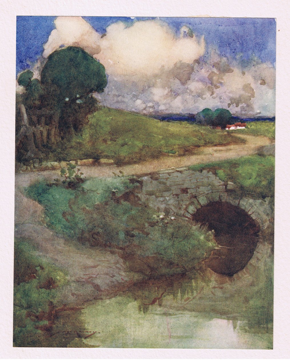 Chłodzący strumyk, trawiasta zieleń (kolor lito) autorstwa William Lee Hankey