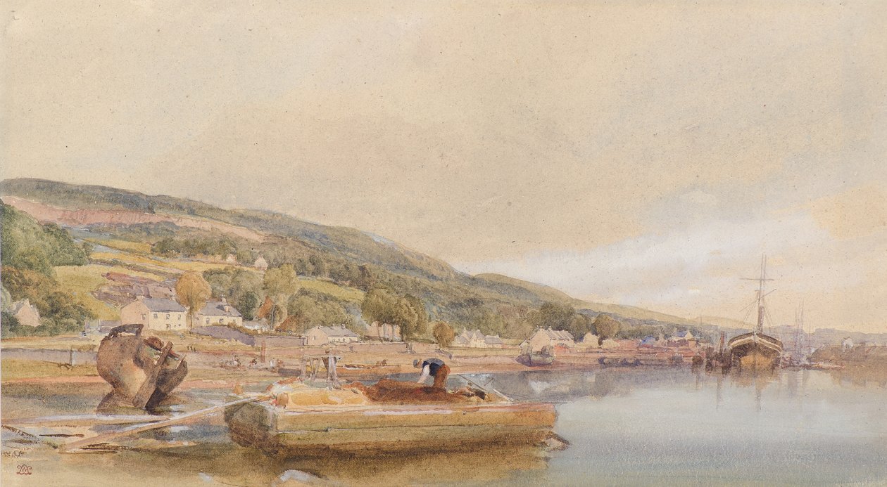Na Clyde w pobliżu Bowling autorstwa William Leighton Leitch
