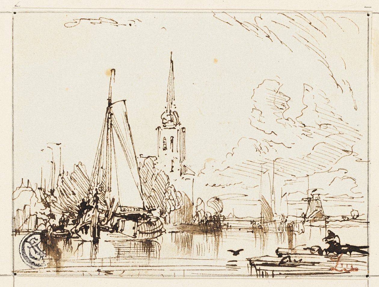 Nad Tamizą autorstwa William Leighton Leitch