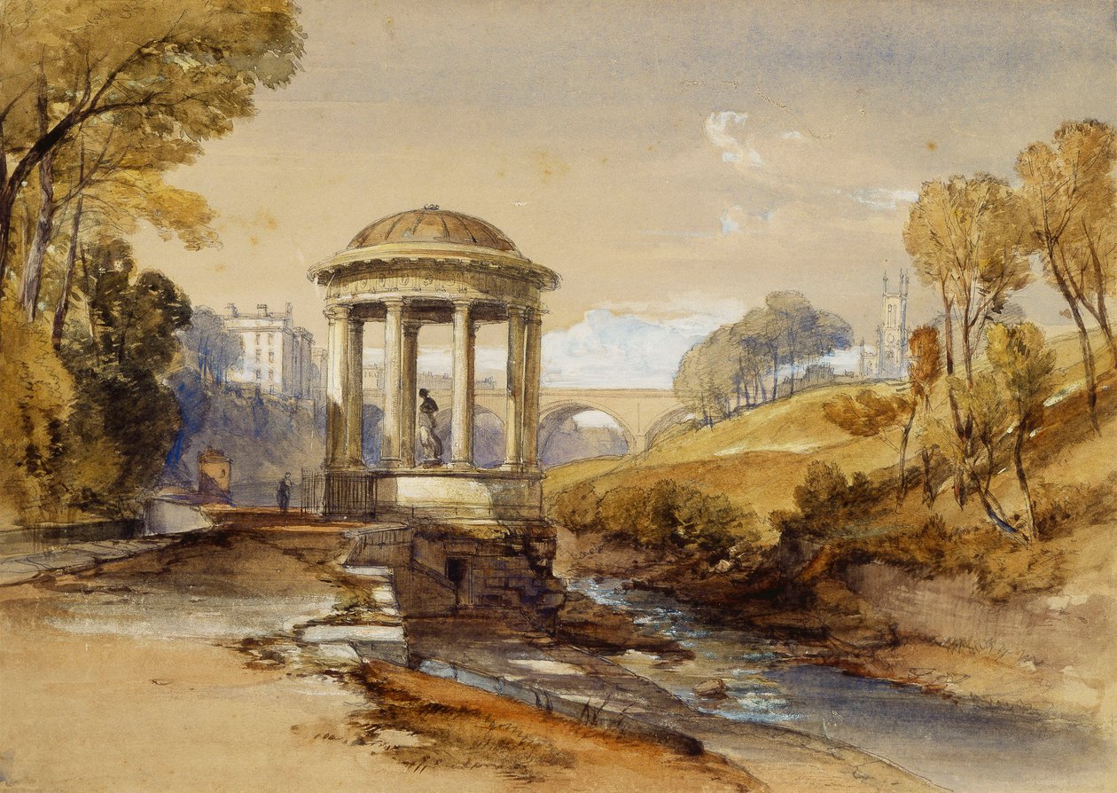 Studnia św. Bernarda, Water of Leith, niedaleko Edynburga, Szkocja, autorstwa William Leighton Leitch