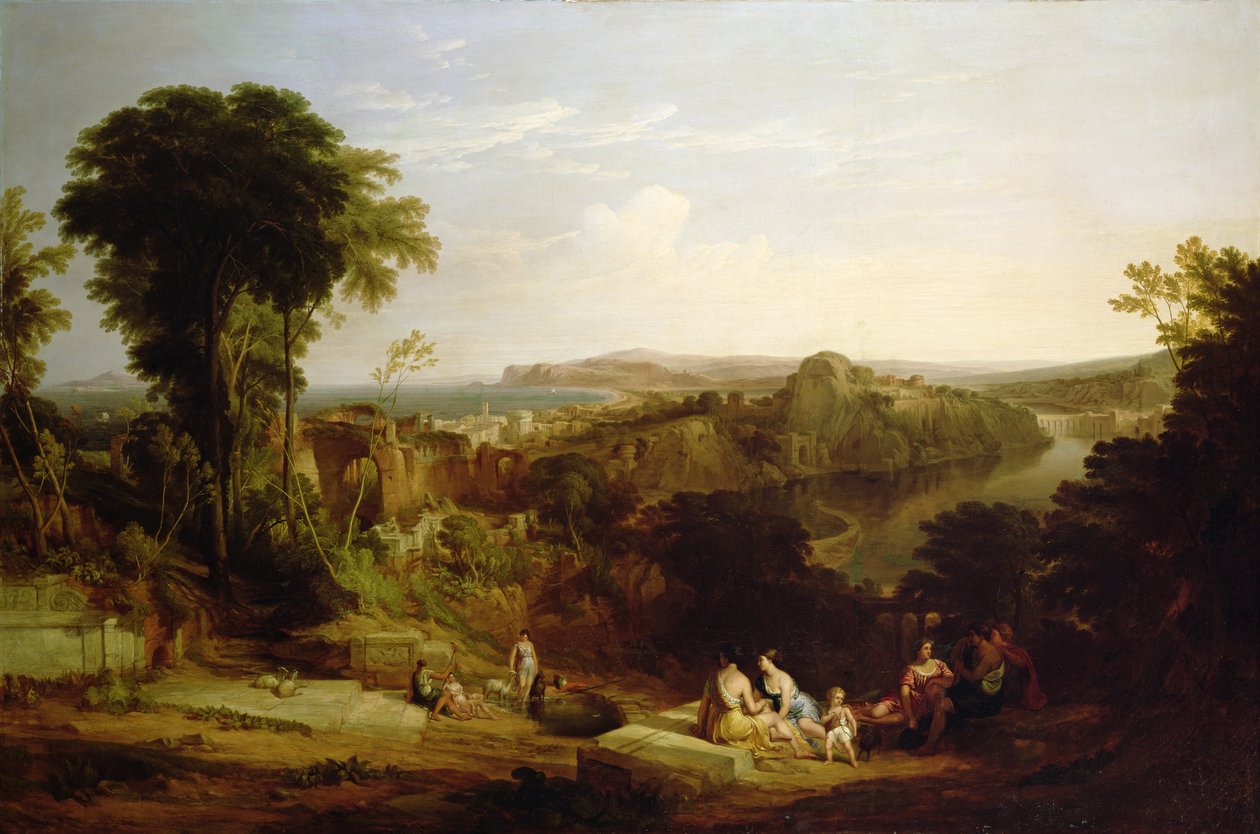 Willa Lucullusa w Misenum w Zatoce Neapolitańskiej autorstwa William Leighton Leitch