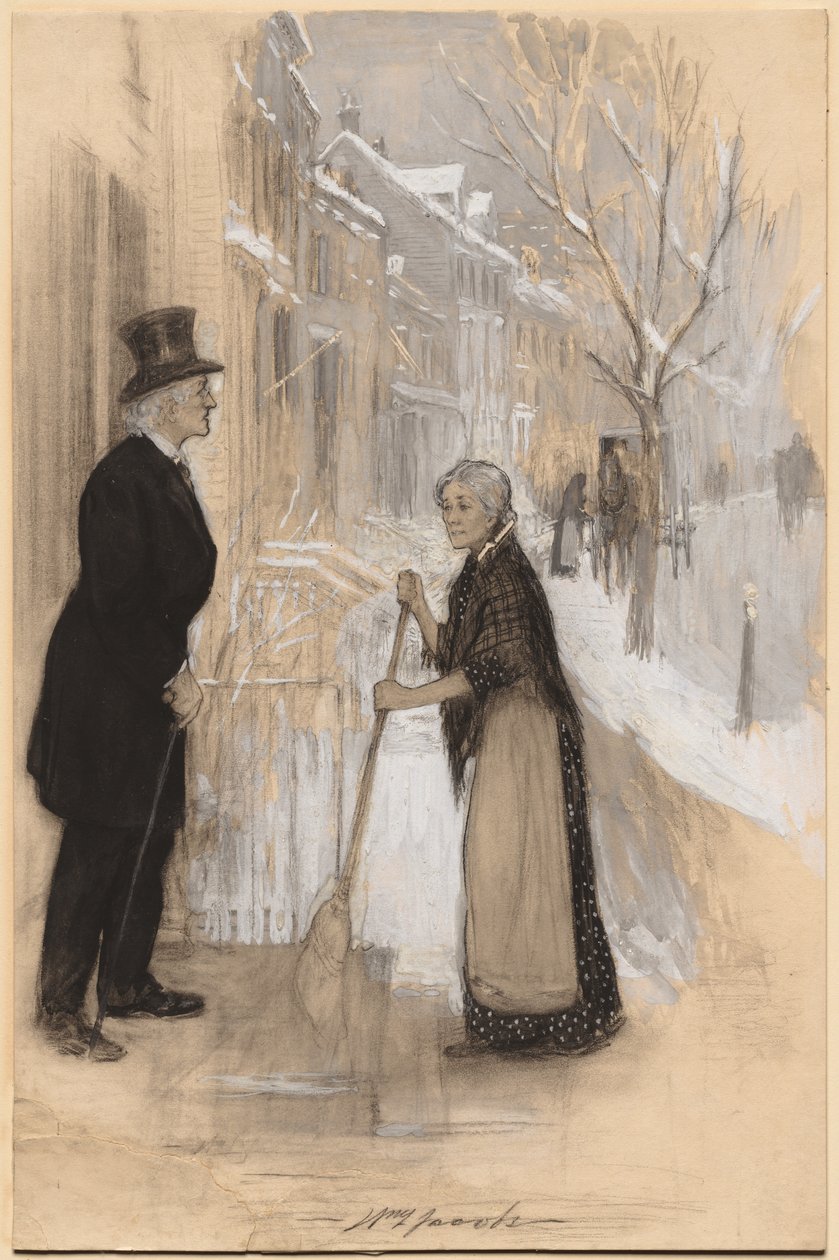Szkic ilustrujący Not Honorably Discharged, 1904. autorstwa William Leroy Jacobs