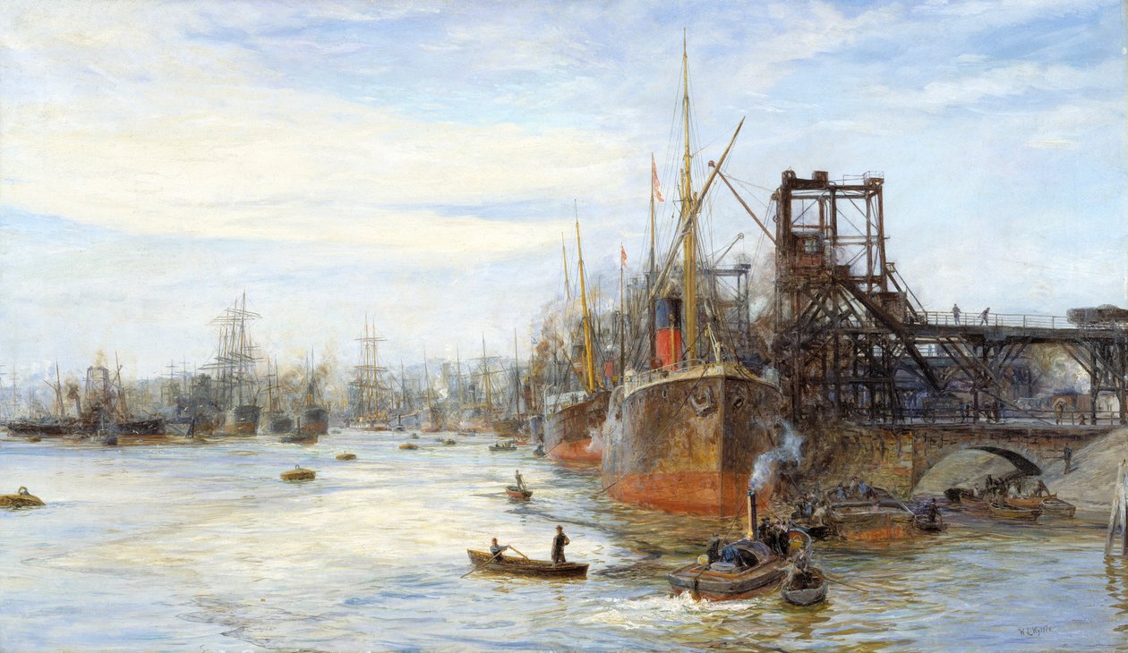 „Doki Barry”, 1871-1931 autorstwa William Lionel Wyllie