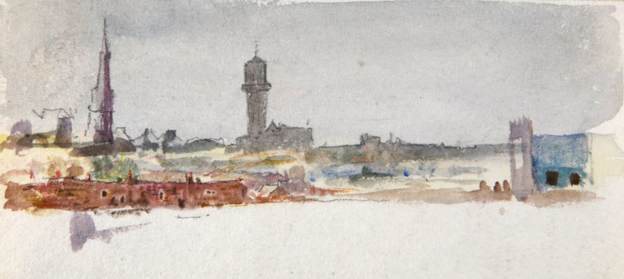 Nadmorskie miasto autorstwa William Lionel Wyllie