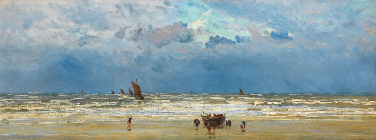 Znowu w domu, ok.1880 autorstwa William Lionel Wyllie