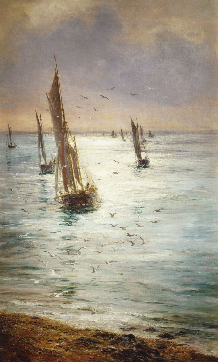 Powrót do domu, autorstwa William Lionel Wyllie