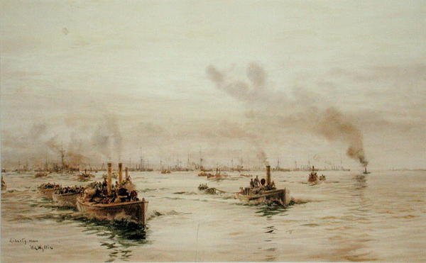 Liberty Men (akwarela na papierze) autorstwa William Lionel Wyllie