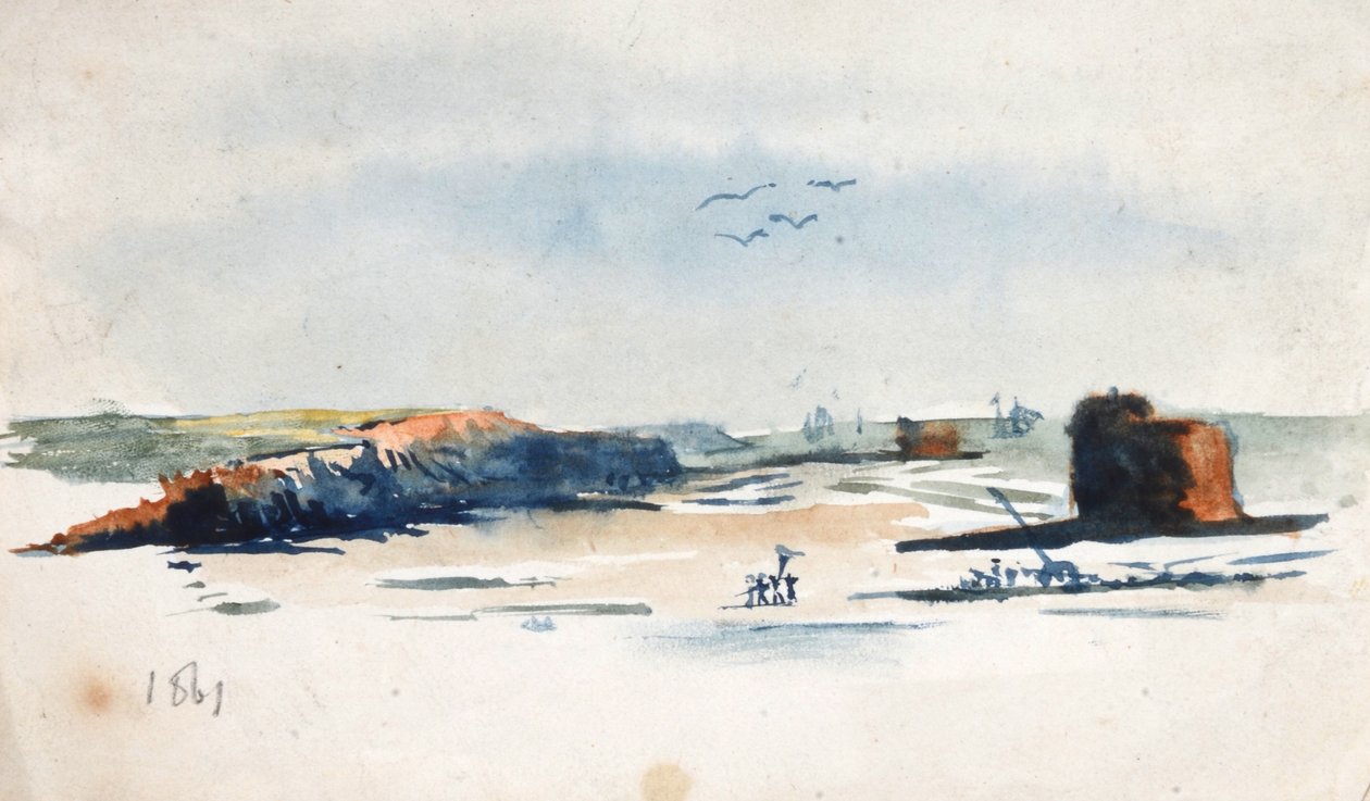 Patrząc na zachód od Wimereux autorstwa William Lionel Wyllie