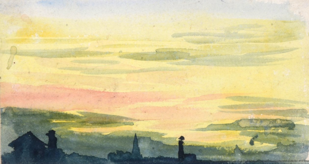 Zachód słońca autorstwa William Lionel Wyllie