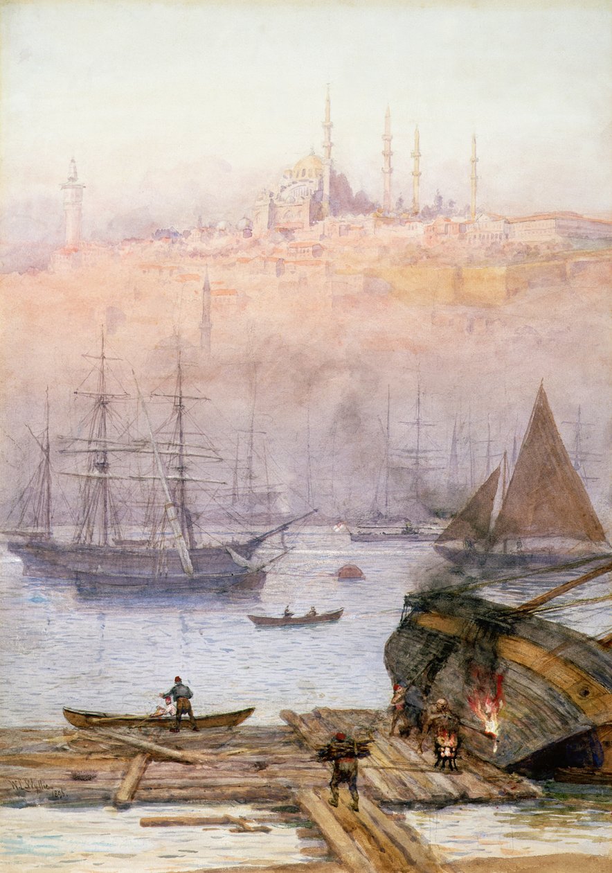 Złoty Róg, 1896 autorstwa William Lionel Wyllie