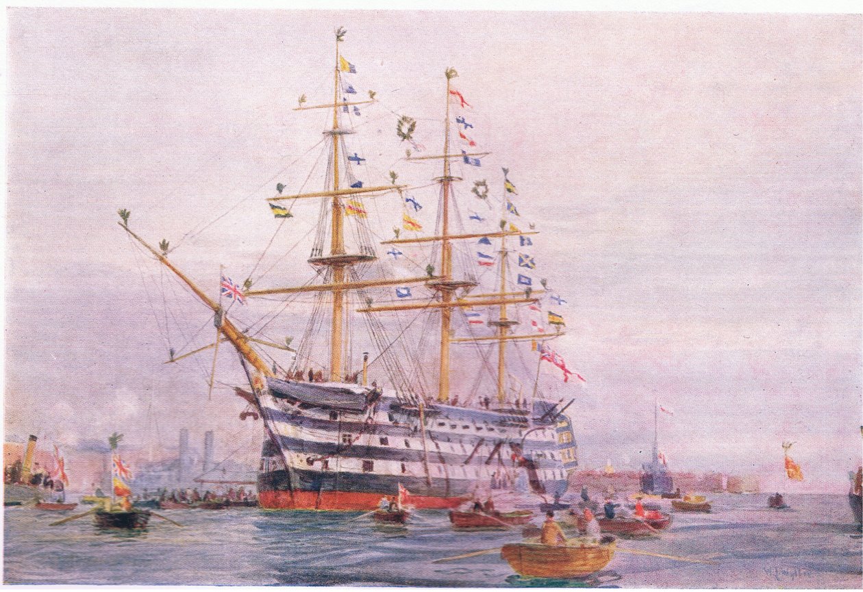 Rocznica Trafalgaru autorstwa William Lionel Wyllie