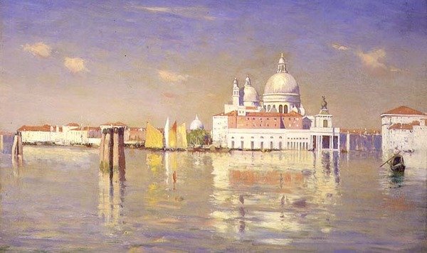 Wejście na Canal Grande autorstwa William Logsdail