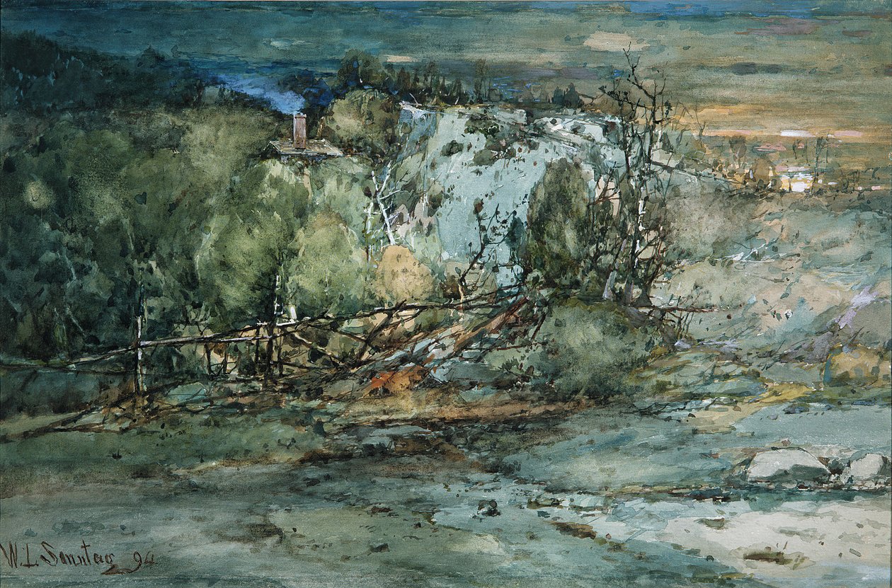 Kabina graniczna, 1894. autorstwa William Louis Sonntag